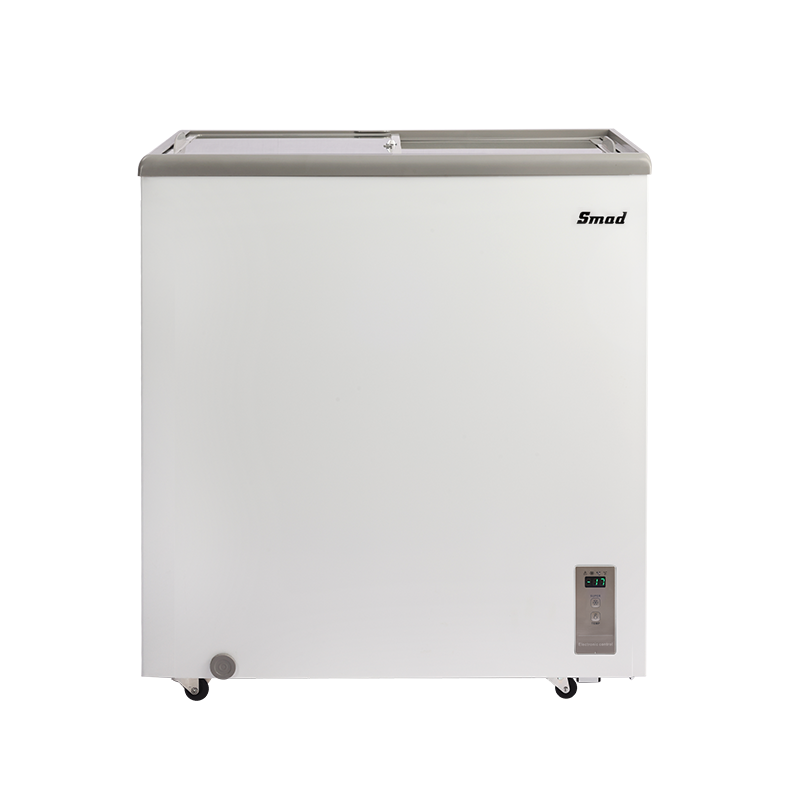 198L Chest Freezer with Electronic Temperature Control, Large Capacity Deep Freezer for Home & Garage