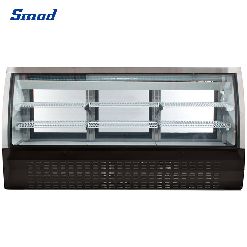 Smad 31.9 cu.ft.Curved Glass Deli Display Cooler