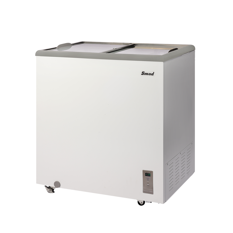 198L Chest Freezer with Electronic Temperature Control, Large Capacity Deep Freezer for Home & Garage