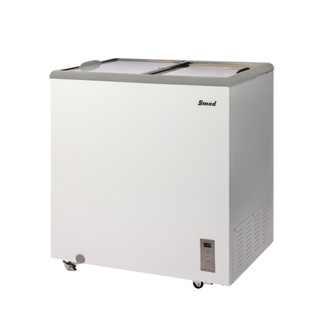 198L Chest Freezer with Electronic Temperature Control, Large Capacity Deep Freezer for Home & Garage