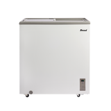 198L Chest Freezer with Electronic Temperature Control, Large Capacity Deep Freezer for Home & Garage