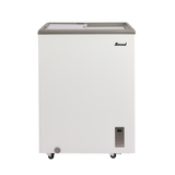 143L Compact Chest Freezer with Electronic Temperature Control, Deep Freezer for Home & Garage