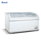 Smad 17.7 cu.ft. Glass Door Display Island Freezer