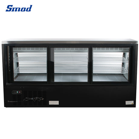 Smad 31.9 cu.ft.Curved Glass Deli Display Cooler