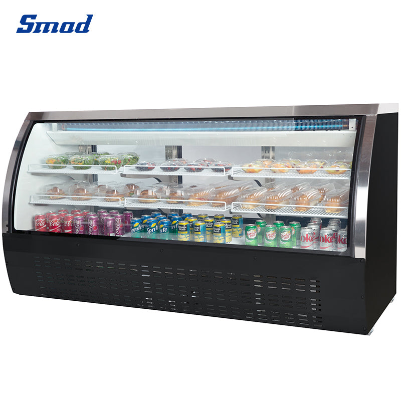 Smad 31.9 cu.ft.Curved Glass Deli Display Cooler