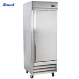 Smad 23 Cu. Ft. Single Door Stainless Steel Restaurant Freezer