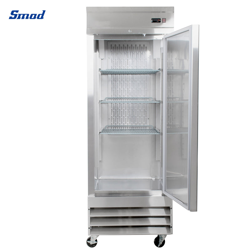 Smad 23 Cu. Ft. Single Door Stainless Steel Restaurant Freezer