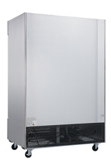 Smad 47 Cu.Ft.54 In.Double Door Stainless Steel Restaurant Commercial Reach In Freezer