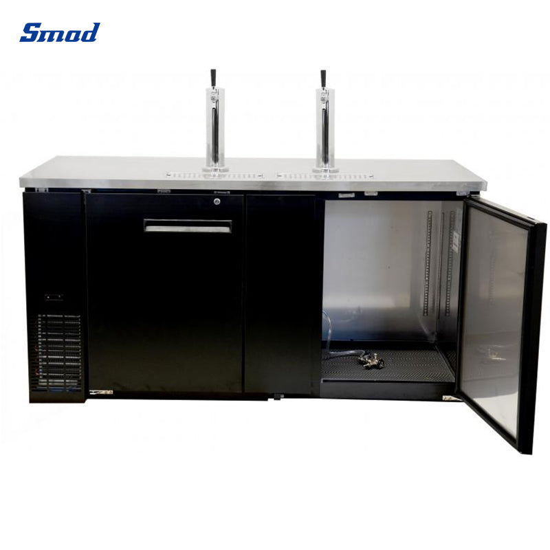 Smad 23.5 cu.ft. Depth Direct Draw Stainless Steel Beer Dispenser