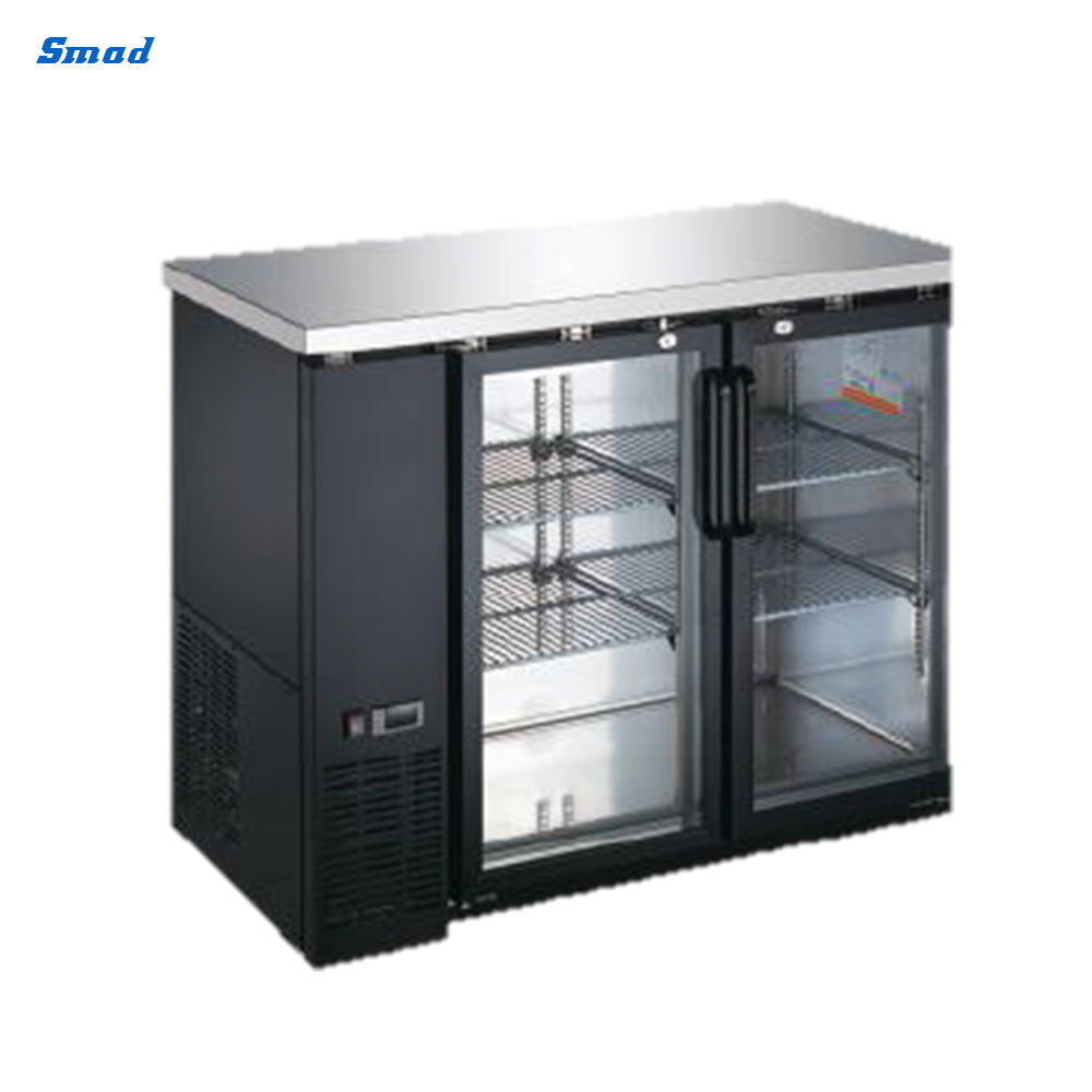 Smad 11.8 cu.ft. Glass Door Back Bar Cooler