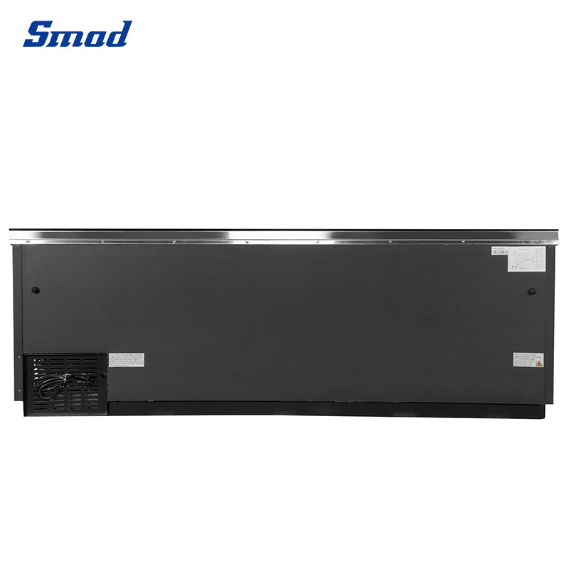 Smad 26.6 cu.ft. Black Horizontal Bottle Cooler