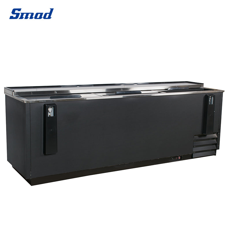 Smad 26.6 cu.ft. Black Horizontal Bottle Cooler