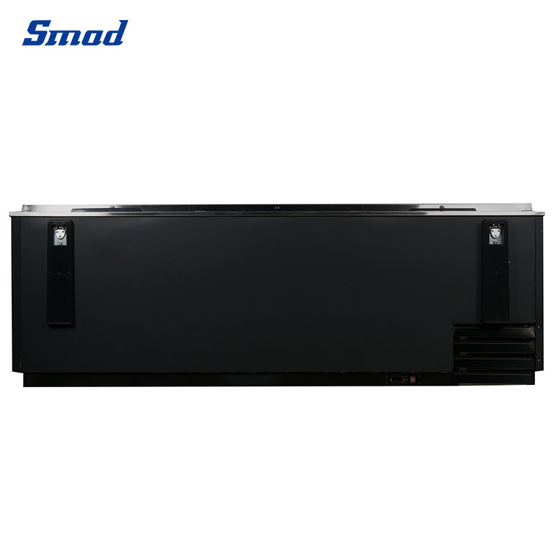 Smad 26.6 cu.ft. Black Horizontal Bottle Cooler