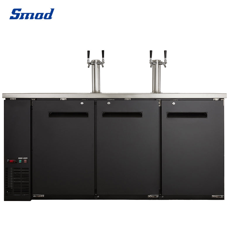 Smad 19.6 cu.ft. Commercial Beer Dispenser with 3 Barrels