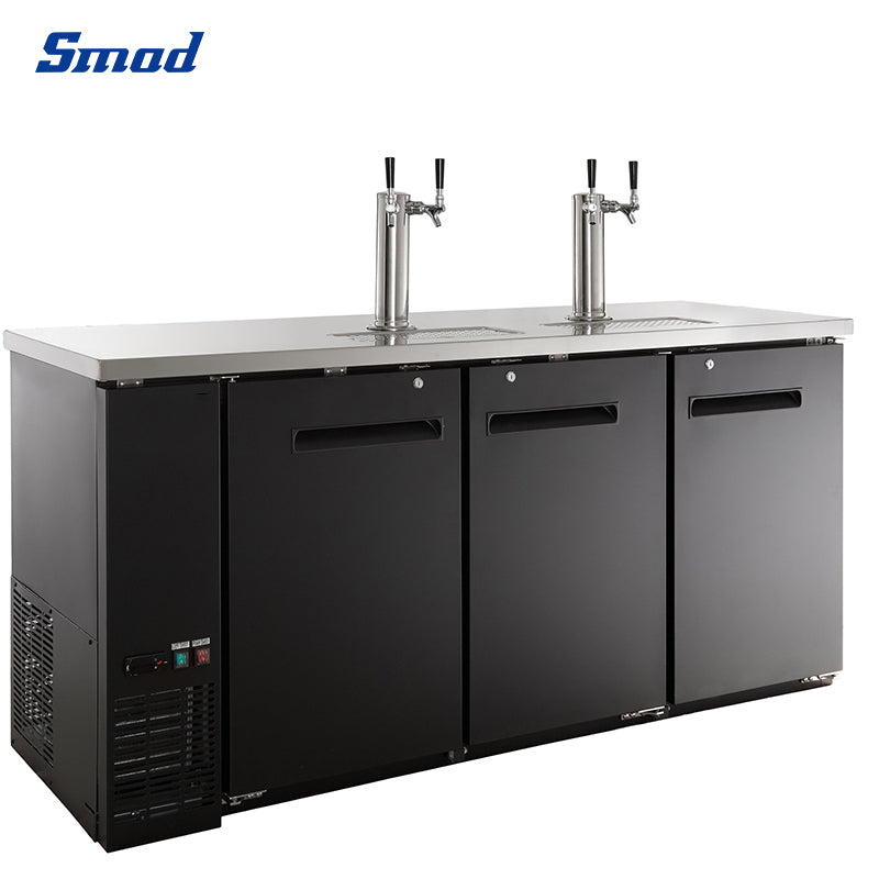 Smad 19.6 cu.ft. Commercial Beer Dispenser with 3 Barrels