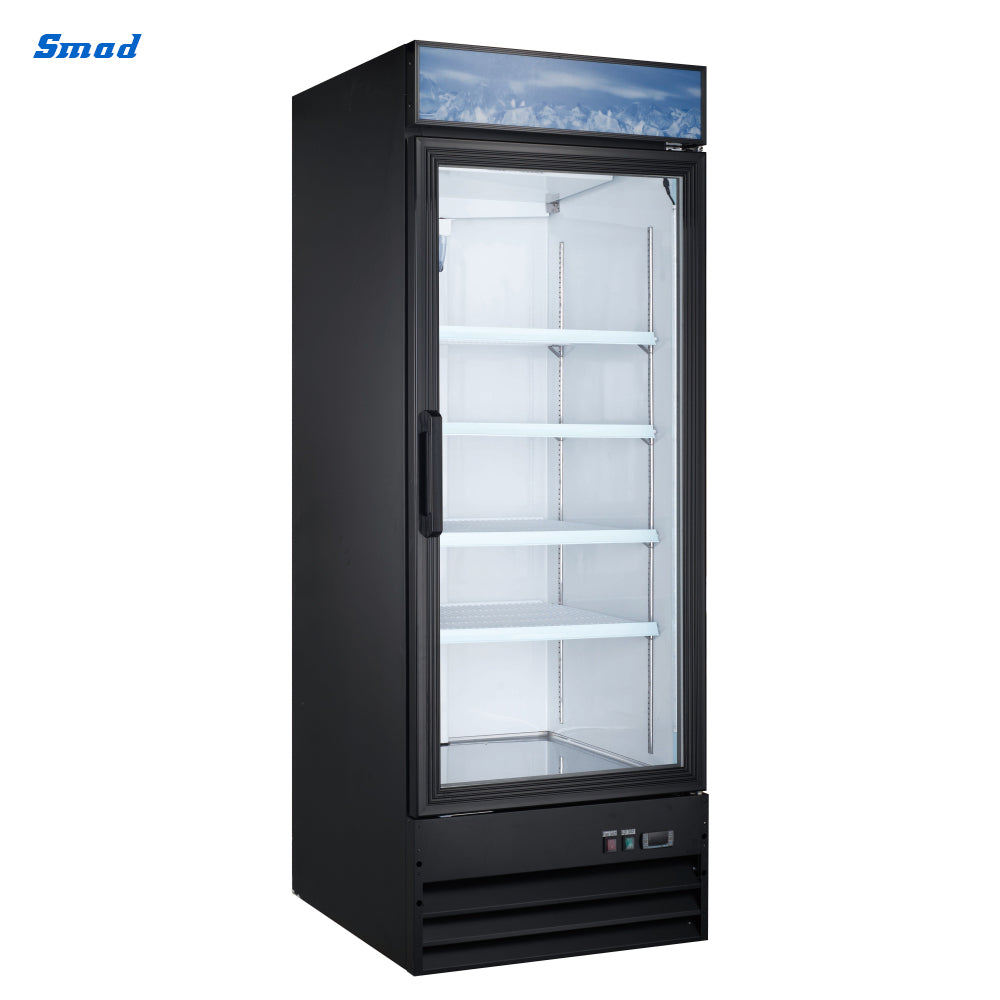 Smad 22.9 cu.ft. Single Glass Door Upright Display Freezer