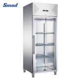 Smad 23 Cu. Ft. Single Glass Door Industrial Reach-In Refrigerator