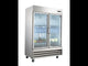 Smad 47 Cu.Ft.54 In.Glass Door Stainless Steel Restaurant Commercial Reach In Refrigerator